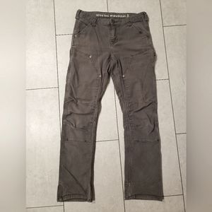 Dovetail Britt Utility Pants, Grey. Size 8/32